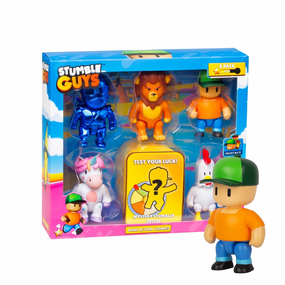 Stumble Guys Mini Articulated Action Figures 6-Pack Deluxe Box - PMI ...